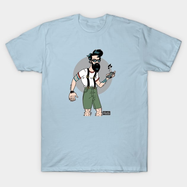 Hipster T-Shirt by nearmintpress